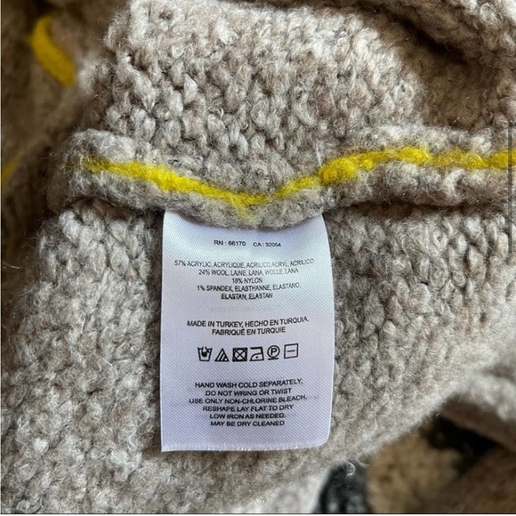 Moth by Anthropologie Oversized Wool Blend Gray Sweater - Picture 11 of 11